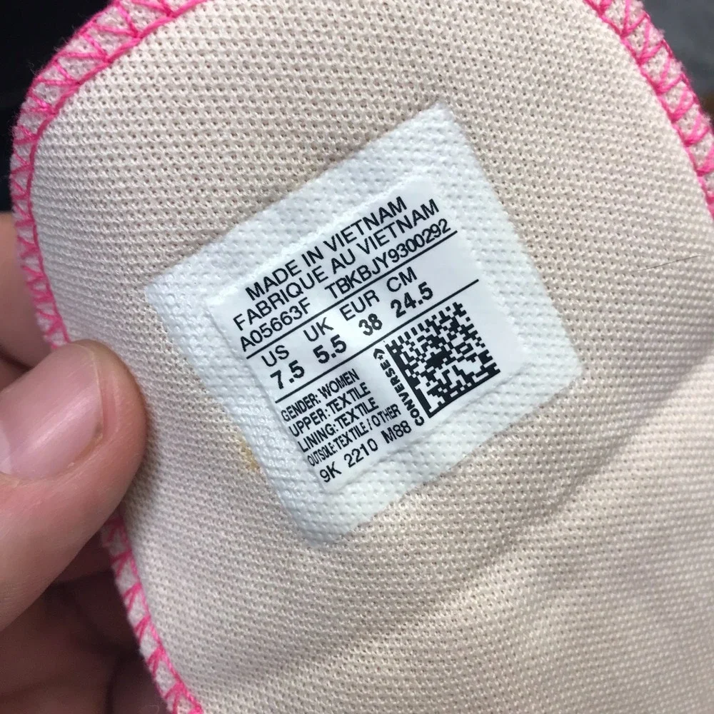 Converse Chuck Taylor All Star Lift Platform Hi Top Sneakers Womens 7.5 Hot Pink